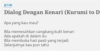 Dialog Dengan Kenari Member