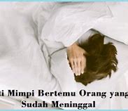 Mimpi Sholat Bersama Orang Yang Sudah Meninggal